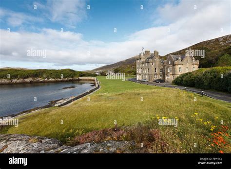 Amhuinnsuidhe Castle Isle Of Harris Outer Hebrides Scotland Stock