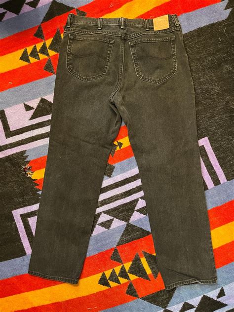 Lee Mr Black Straight Leg Denim Jeans | Boardwalk Vintage