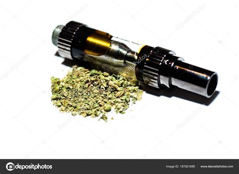 Marijuana Cannabis Oil Vape Pen Vaping — Stock Photo © jeremyn #187921698