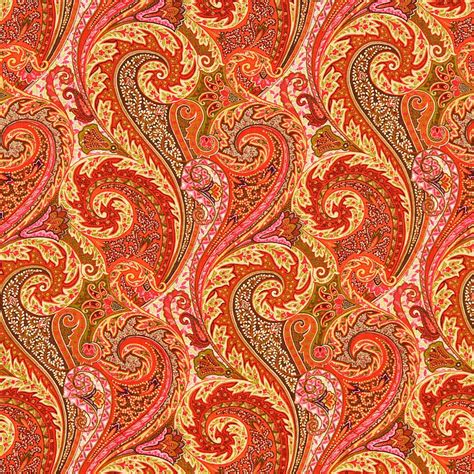 Paisley Linen Fabric Modern Paisley Upholstery Fabric By The