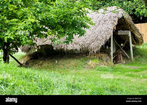 The Iron Age Roundhouse In The Twigs Gardens In Swindon Wiltshire