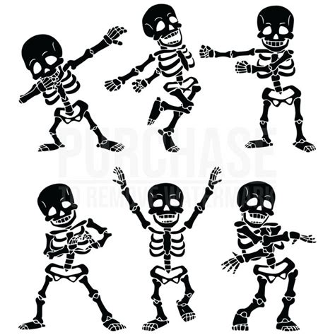 Dancing Skeletons Dance Challenge Svg In 2022 Skeleton Dance Halloween Cricut Halloween