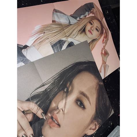 BLACKPINK Rosé and Jennie Kill This Love Folded Poster Shopee Philippines