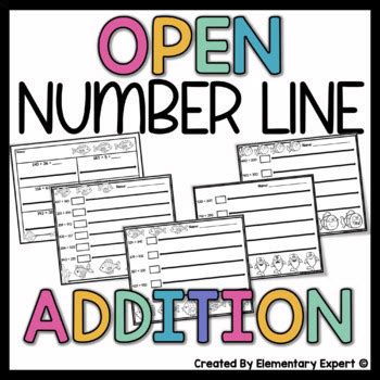 2nd Grade Addition Open Number Line Up To 1 000 2 NBT 2 2 NBT 5 2 NBT 7