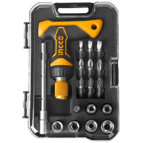 T Handle Wrench Screwdriver Set 24 Piece Ingco Tools South Africa