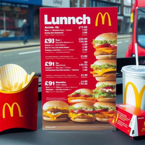 United Kingdom Mcdo Menus