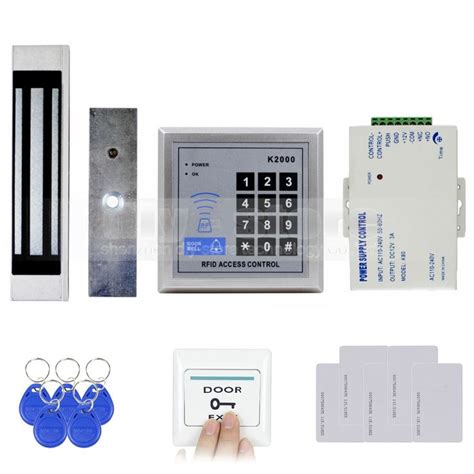 Diysecur 125khz Rfid Card Reader Keypad Door Access Control Security System Kit 180kg Electric