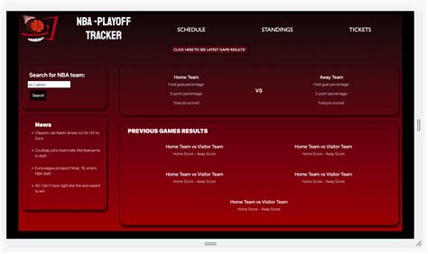 GitHub - sammyyi34/nba-playoff-tracker