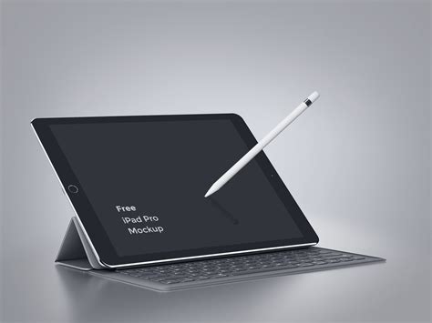 iPad Pro Tablet Perspective Mockup PSD — Free Mockup World