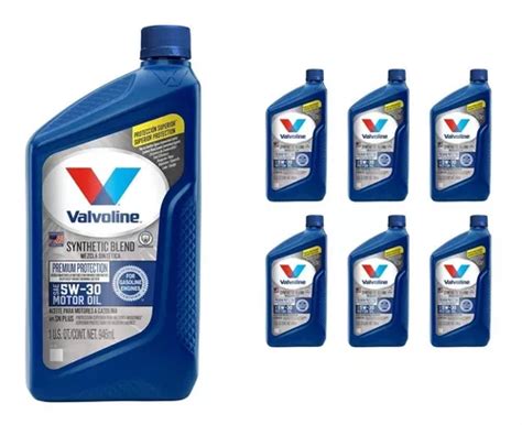 Paq 6 Aceites Valvoline Premium Protection 5w 30 946ml