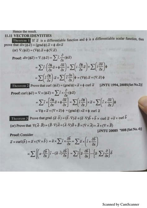 Solution Vector Identities Line Integrals Studypool