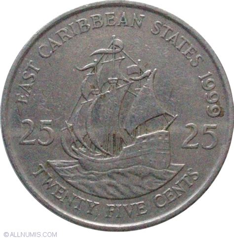 25 Cents 1999 Organization 1981 Present East Caribbean States