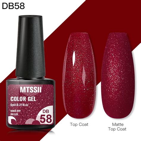 Mtssii Ml Pink Gray Color Series Gel Nail Polish Colorful Gel Soak Off