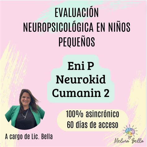 Evaluación neuropsicológica en niños pequeños cursos melinabella