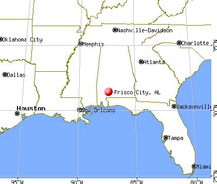 Frisco City, Alabama (AL 36445) profile: population, maps, real estate, averages, homes ...