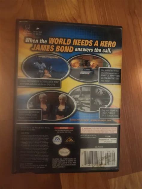 JAMES BOND 007 Dans Agent Under Fire Nintendo GameCube 2003 EUR 17