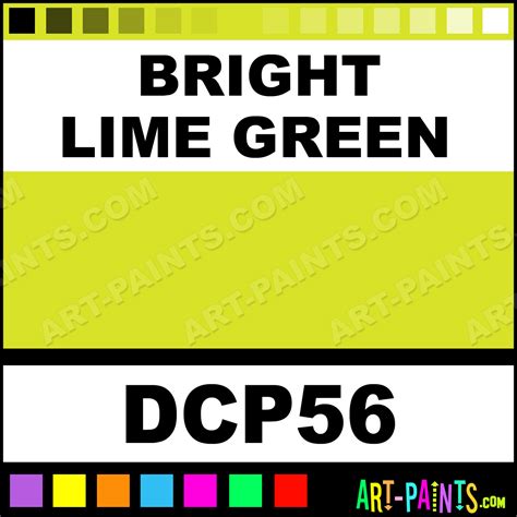 Bright Lime Green Patio Paint Foam and Styrofoam Paints - DCP56 ...