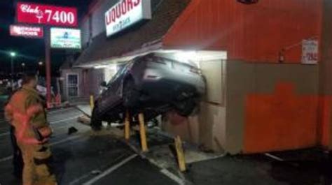 Car Crashes Into Rosedale Liquor Store Building Temporarily Condemned