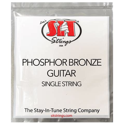 Phosphor Bronze Acoustic Singles S I T Strings