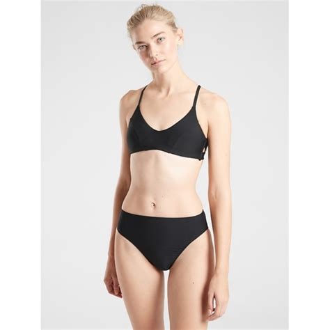Athleta Swim Nwt Athleta Ac Triangle Bikini Top Black Poshmark
