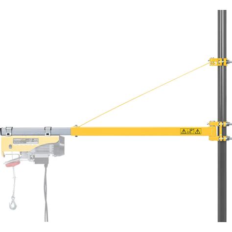 Powerplus Seilzug 200 Kg Schwenkarm 500 Watt Kran Seilwinde Elektrisch