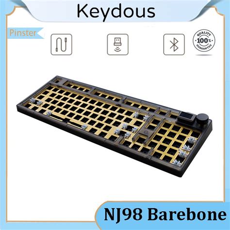 Keydous NJ98 3 Mode 2 4G Bluetooth Wireless Hot Swappable 98 Key