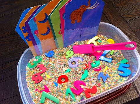 Numbers Sensory Bin Sensory Bins Sensory Boxes Sensory