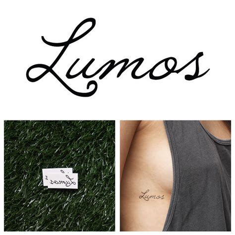 Harry Potter - Lumos - Temporary Tattoo (Set of 2) on Storenvy