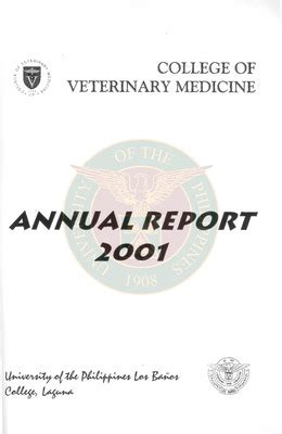 Cvm Annual Report By College Of Veterinary Medicine University