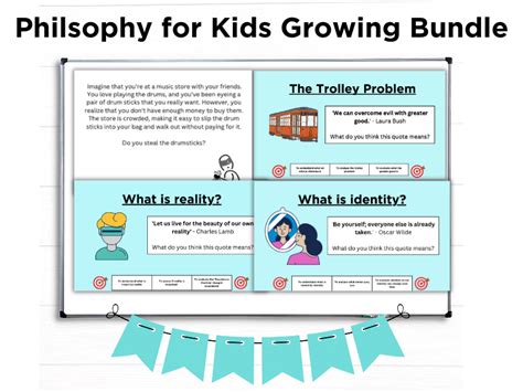 Philosophy for Kids Lessons | GROWING Bundle | Teaching Resources