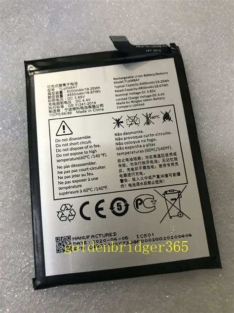 Tlp A Original New Mah Battery For Alcatel Tlp A Cell Phone