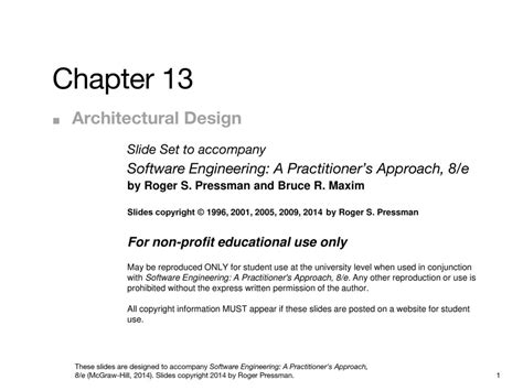 Chapter 13 Architectural Design Ppt Download