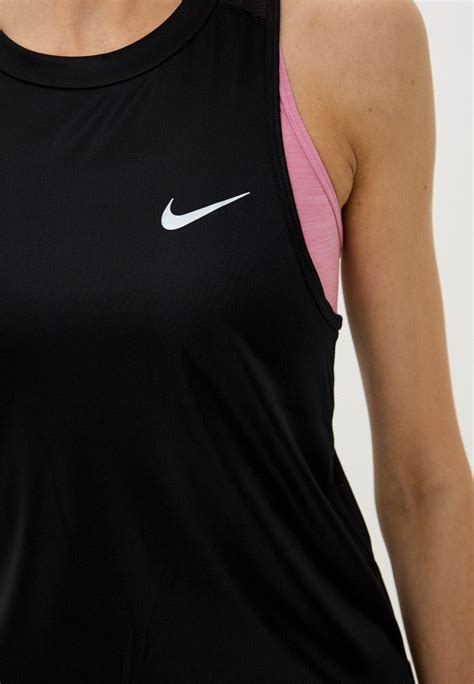 Майка спортивная Nike W NK DRY MILER TANK NFS цвет черный