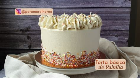 Torta O Pastel De Vainilla Con Frosting De Vainilla Pastel De