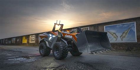 case impact autonomous electric wheel loader debuts  bauma