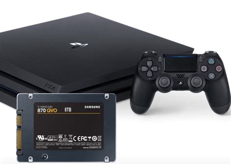 PlayStation 4 Pro upgraded with 8TB QVO 870 SSD - Geeky Gadgets