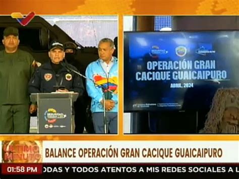 Operación Gran Cacique Guaicaipuro apresó 355 bandas criminales y 1 048