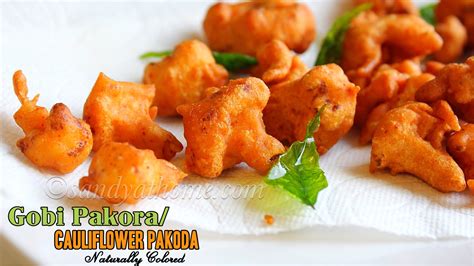 Cauliflower Pakoda Recipe Gobi Pakora Recipe Sandhya S Recipes