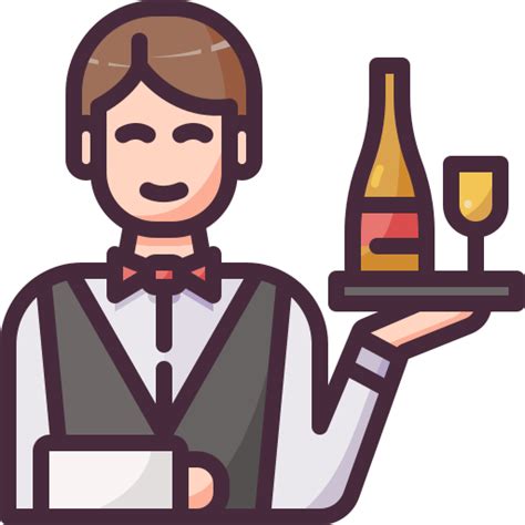 Waiter Generic Outline Color Icon