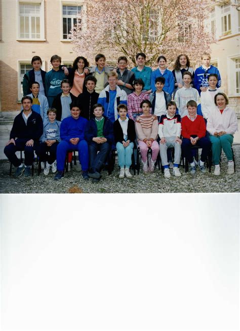 Photo de classe 4 ème 7 de 1987 Collège Perrot D ablancourt Copains