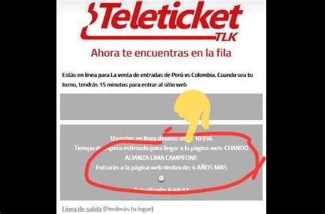 Teleticket Memes Que Parodian Venta De Entradas Para Per Vs Colombia