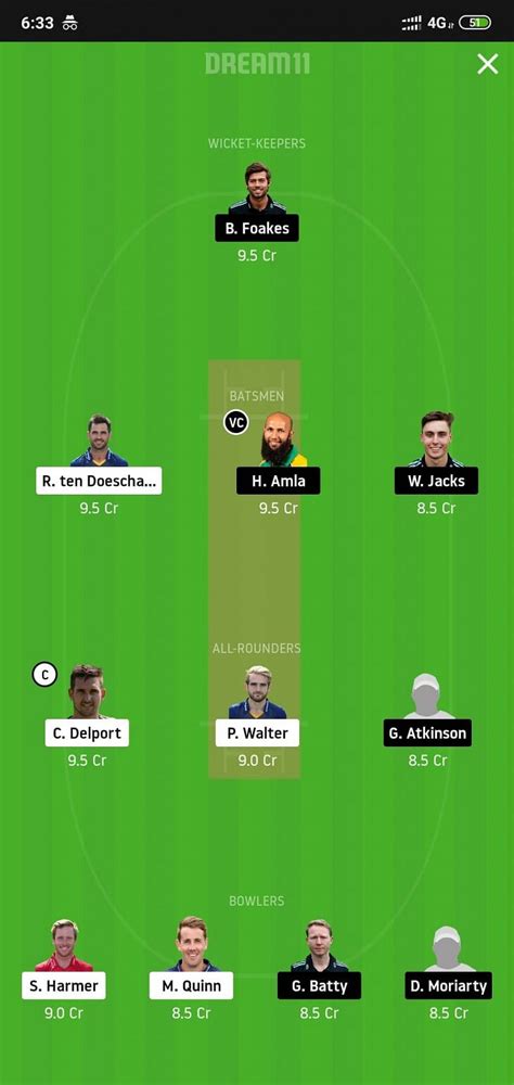 Ess Vs Sur Dream11 Prediction Essex Vs Surrey Best Dream 11 Team For