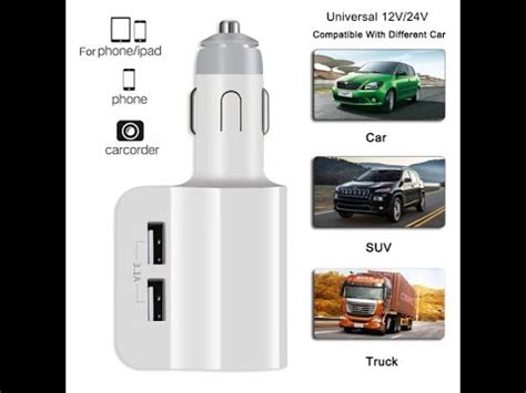 Adaptateur Chargeur De Voiture Double Port USB A Pour IPhone 13 12