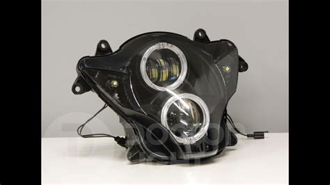 Suzuki GSXR K7 750 Reflektor FULL LED Dwa Ringi Bi Led DOCTOR LIGHT