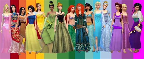 Desafio Princesas da Disney The sims 4 - Geek Ninja