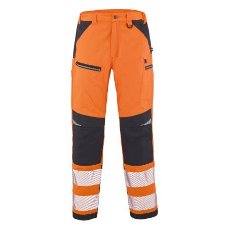 Pantalon de travail fluo Lafont Vêtements haute visibilité classe 2