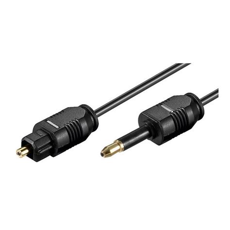 Cable Audio Optique Toslink Male Vers Jack 3 5mm Male 2 0M