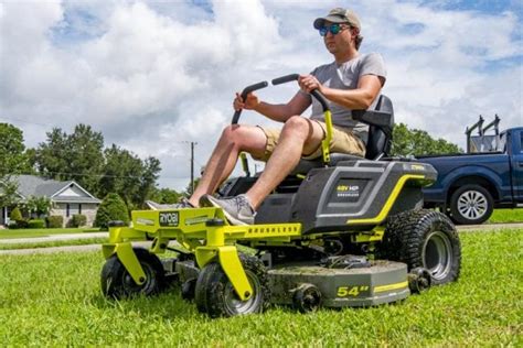 Ryobi Hp Brushless 54 Inch Electric Zero Turn Mower Review Ry48140