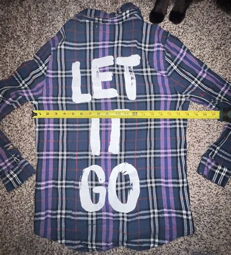 Cakeworthy Frozen Purple Plaid Flannel Button Shirt D Gem