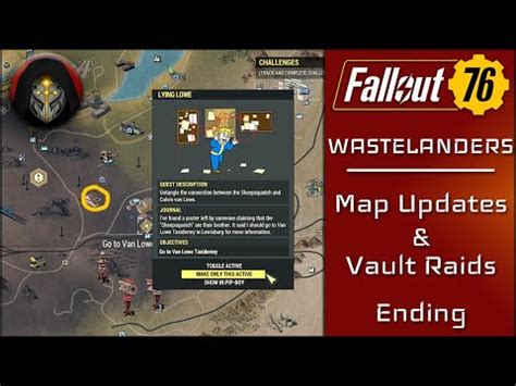 FALLOUT 76 WASTELANDERS Map Updates Vault Raids Ending YouTube